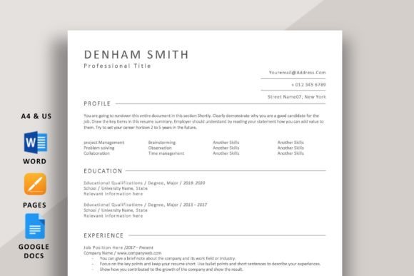 Download ATS Resume Template - Premium Bundle
