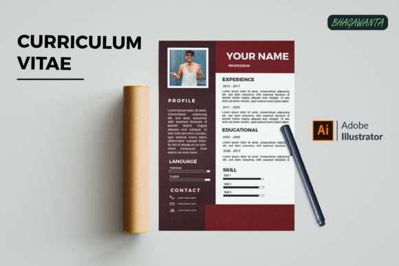 Download CV Resume Template #440 - Resume template Collection