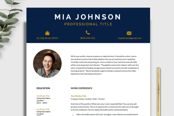Download Resume Template Word, Resume Template - Premium Resources